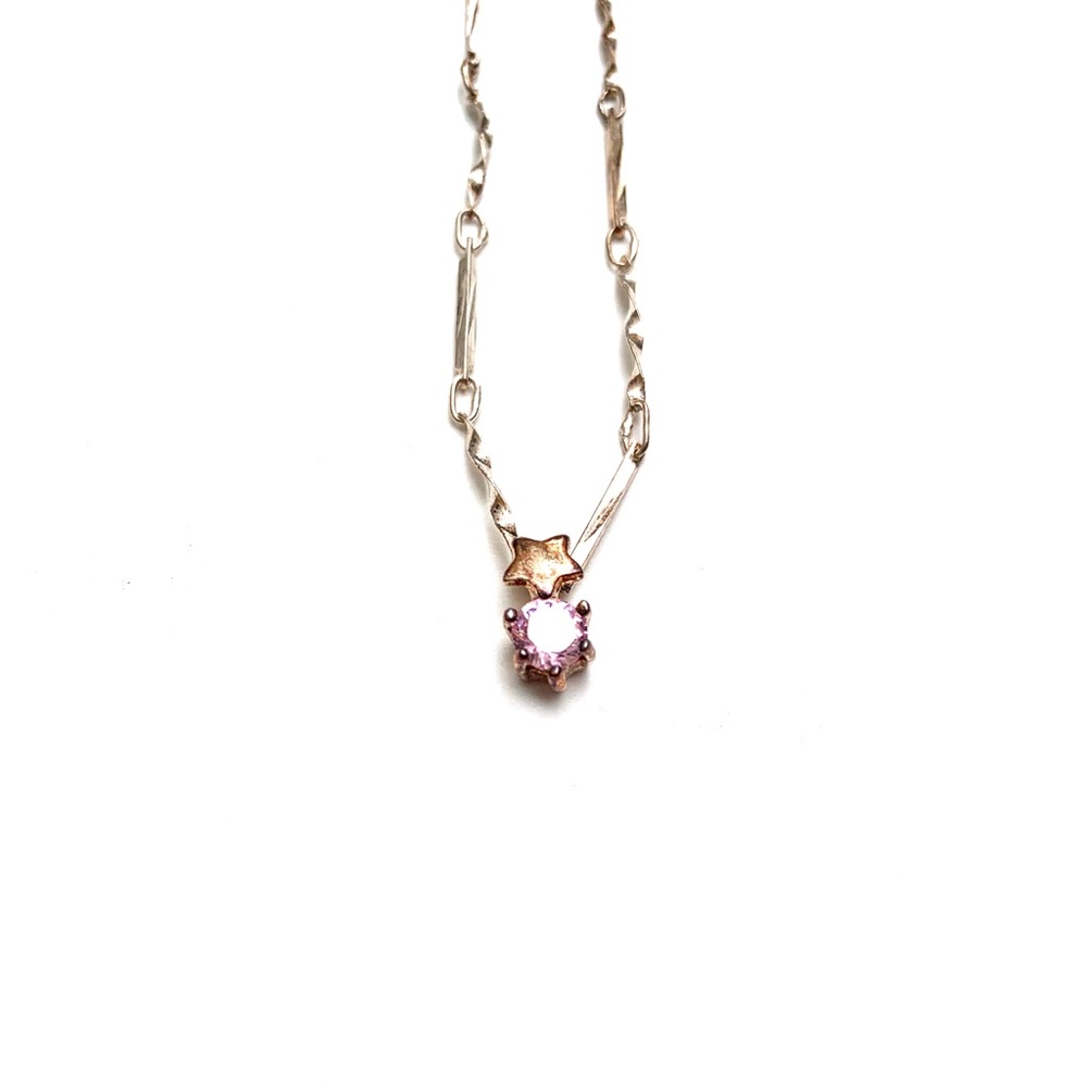 Pink Diamond Necklace